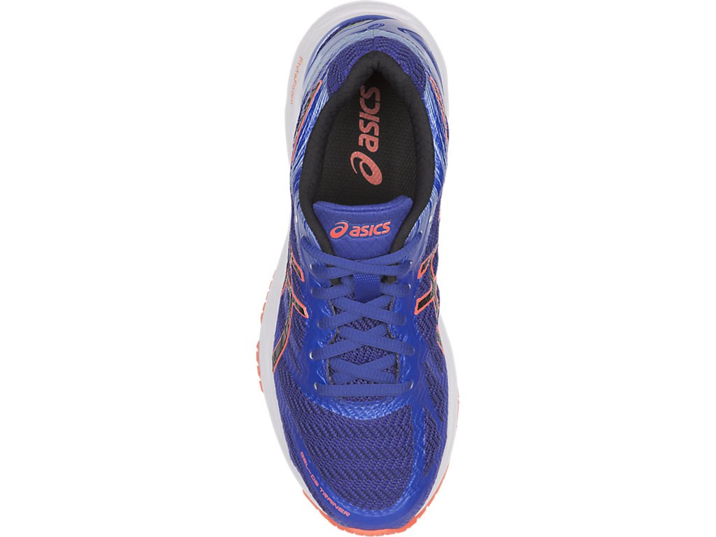 Asics Gel-Ds Trainer Running Shoes For Women Blue Purple/Black/Coral 864NYBNX