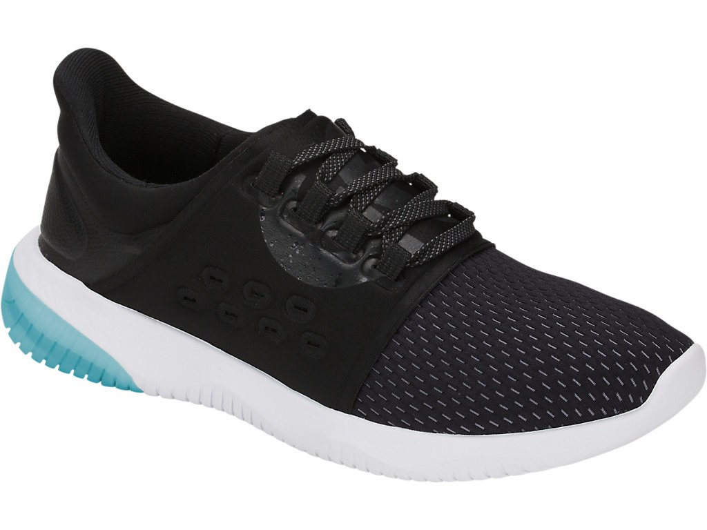 Asics Gel-Kenun Running Shoes For Women Black/Blue 867EPKFK