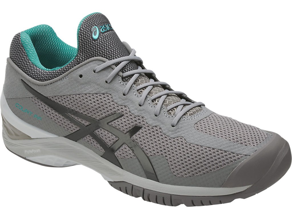 Asics Court Ff Tennis Shoes For Men Grey/Dark Grey 873NWQPJ