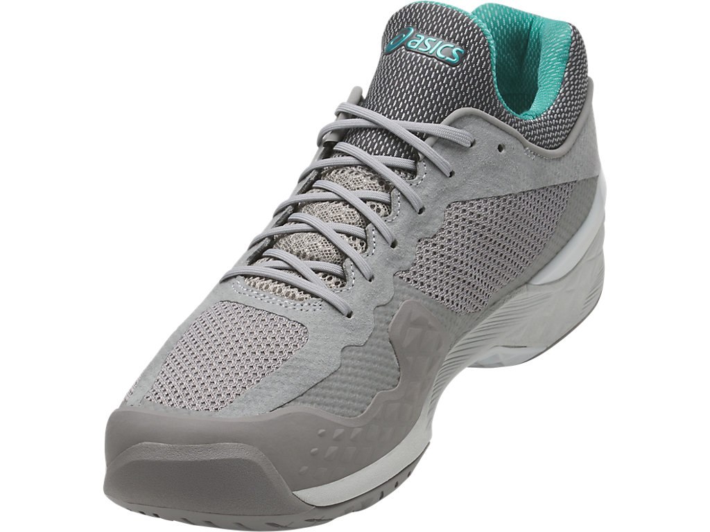 Asics Court Ff Tennis Shoes For Men Grey/Dark Grey 873NWQPJ