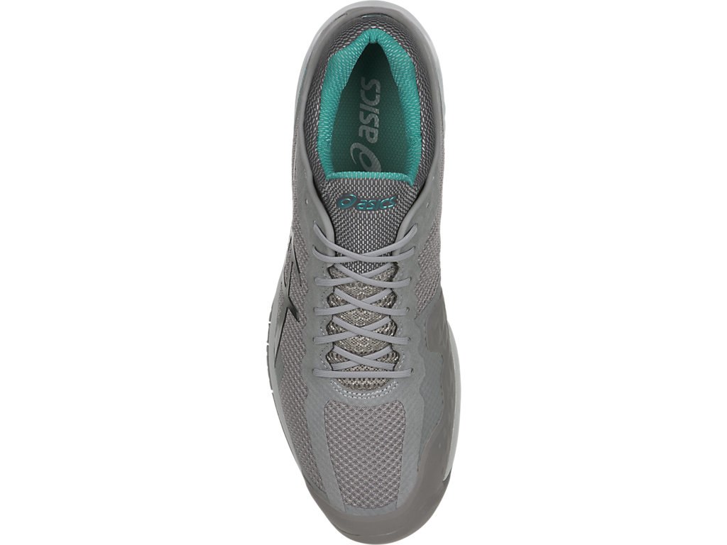 Asics Court Ff Tennis Shoes For Men Grey/Dark Grey 873NWQPJ