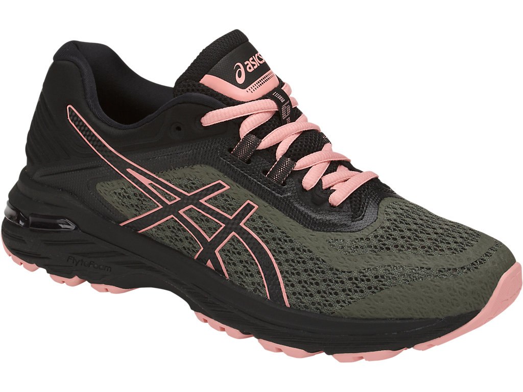 Asics Gt-2000 6 Running Shoes For Women Black/Coral 874EJGIL