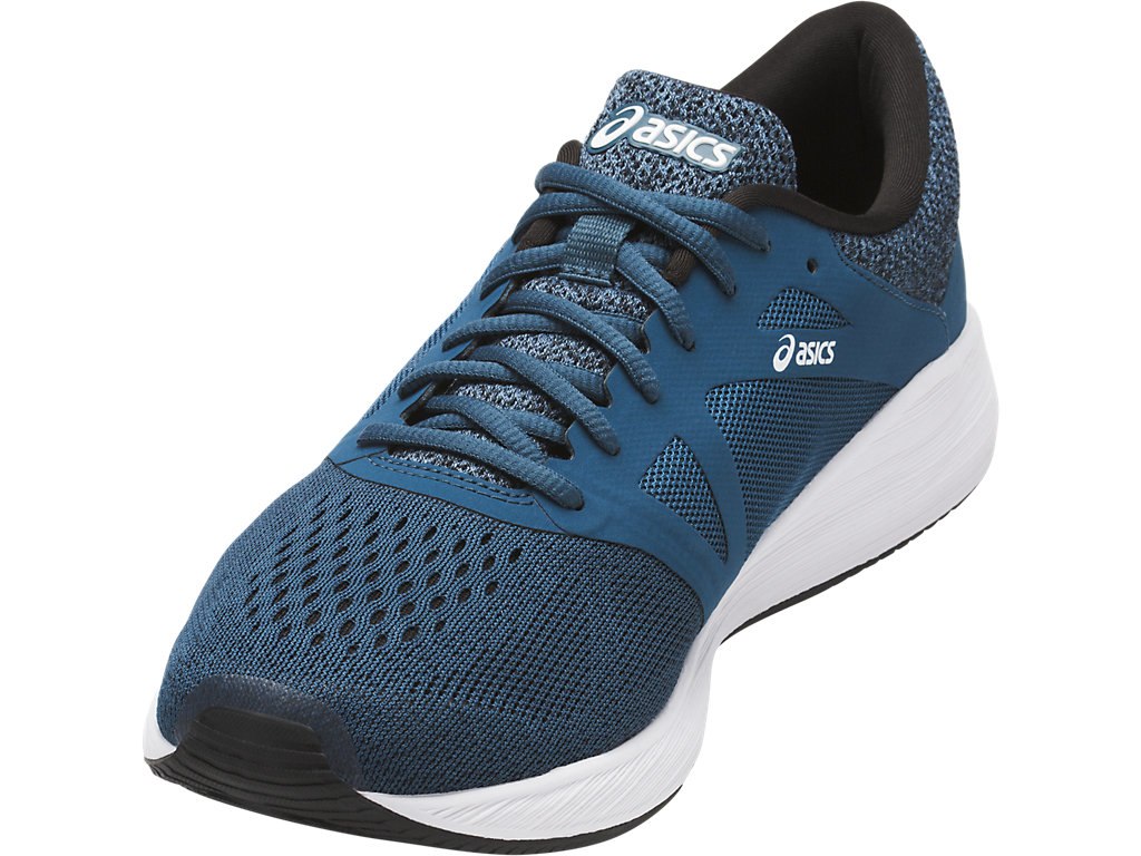 Asics Roadhawk Ff Running Shoes For Men Blue/White/Black 876SPXTJ