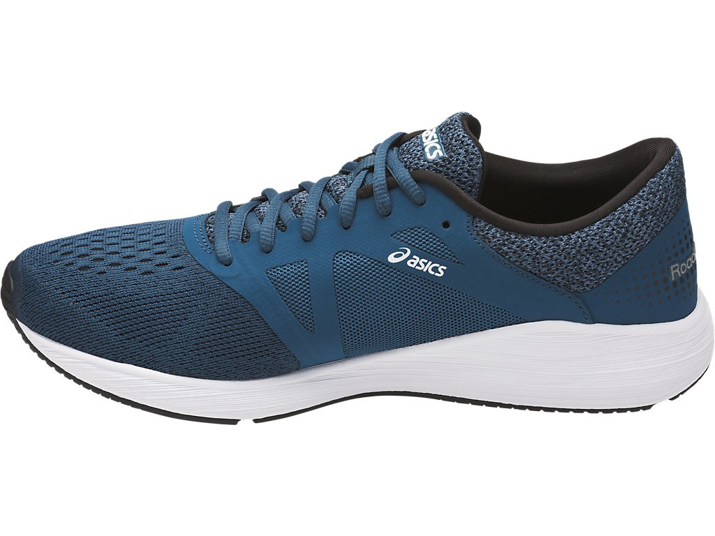 Asics Roadhawk Ff Running Shoes For Men Blue/White/Black 876SPXTJ