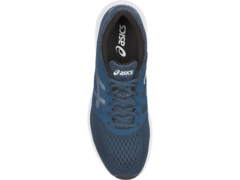 Asics Roadhawk Ff Running Shoes For Men Blue/White/Black 876SPXTJ