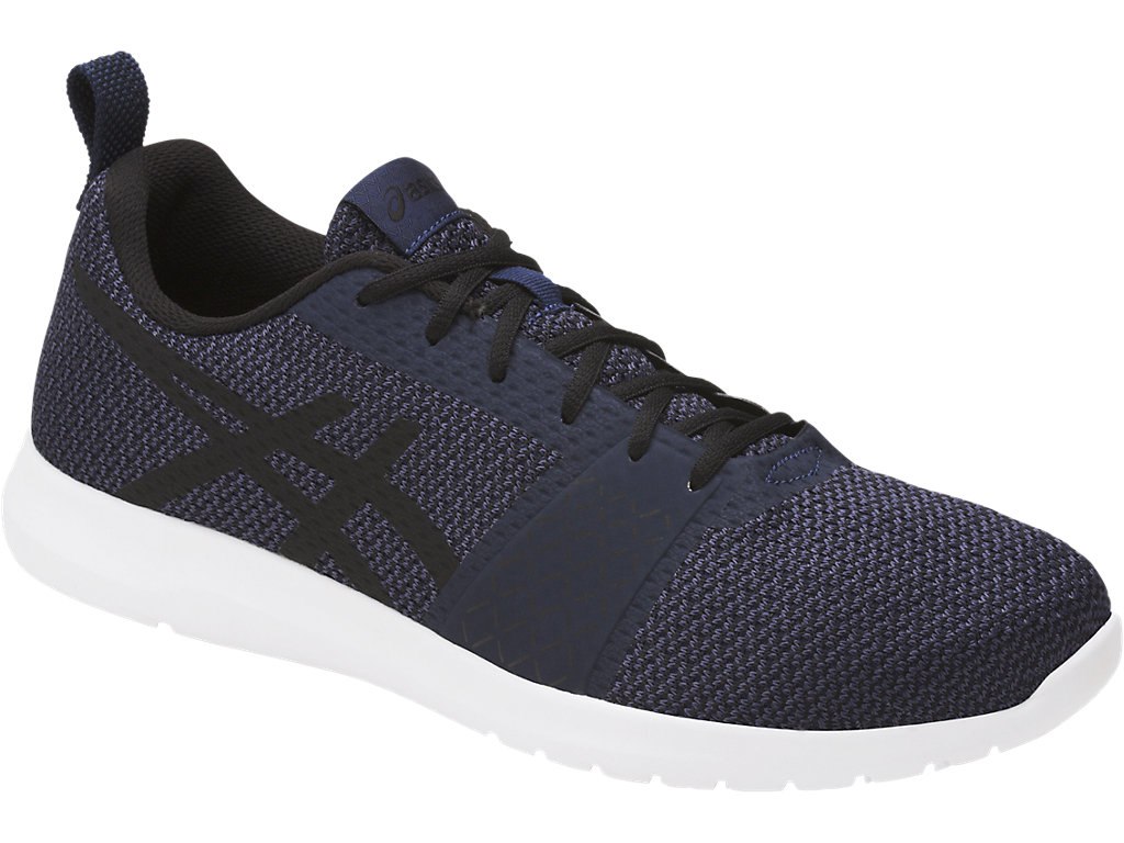 Asics Kanmei Running Shoes For Men Navy/Black 877RULRR