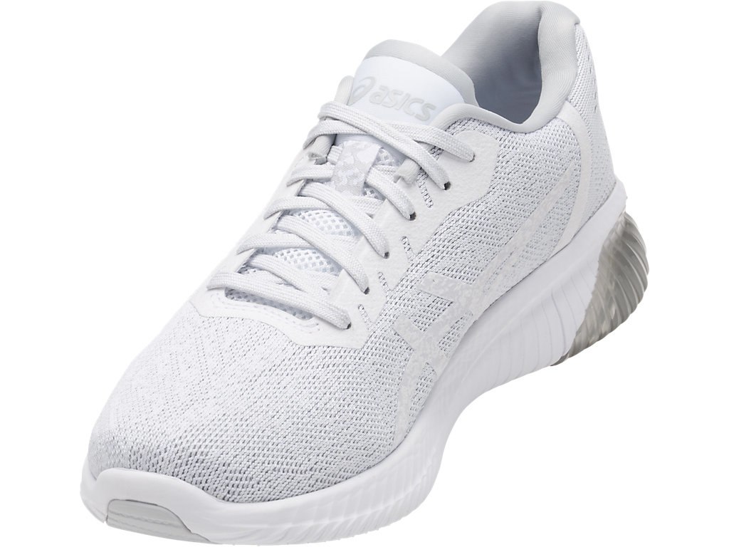 Asics Gel-Kenun Running Shoes For Women White/Grey 880ICZMS