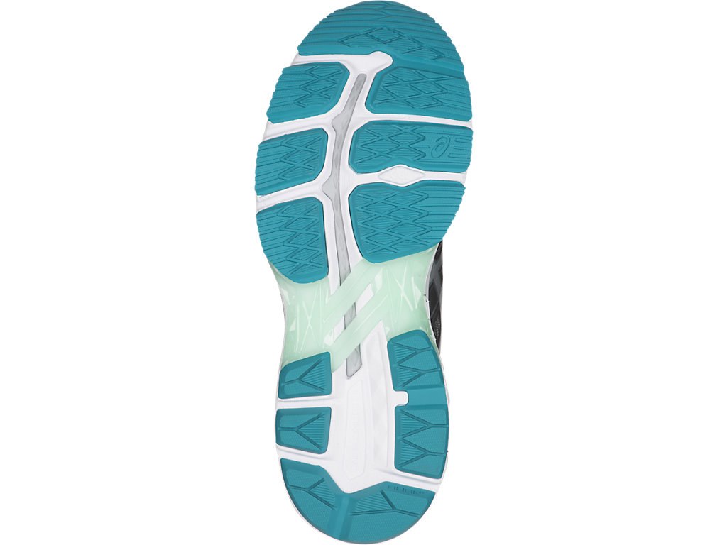Asics Gt-2000 5 Running Shoes For Women Dark Grey/Silver/Light Turquoise 883HIZAZ