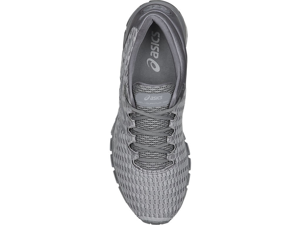 Asics Gel-Quantum 360 Running Shoes For Men Grey/Grey 885XFWMV