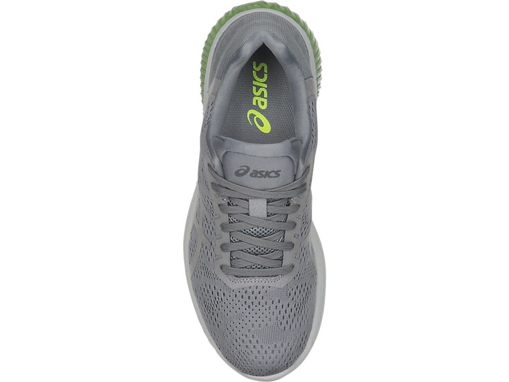 Asics Gel-Kenun Mx Shoes For Kids Grey/Yellow 888IKFHG