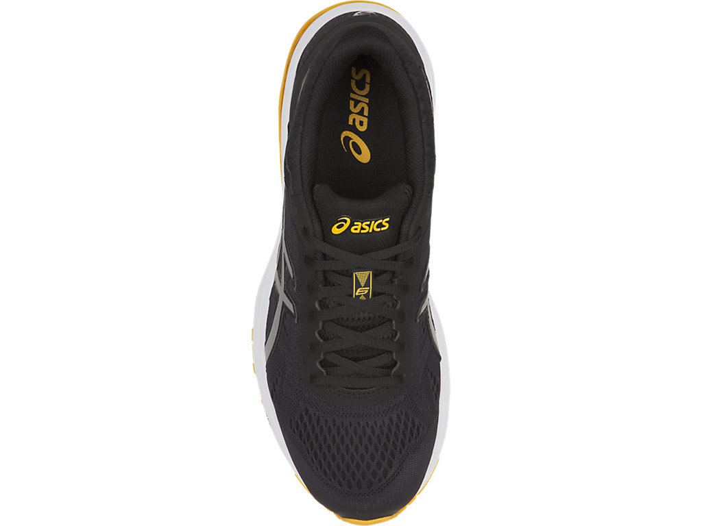 Asics Gt-1000 6 Running Shoes For Men Black/Silver/Gold 891FUTEE