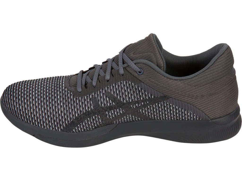 Asics Fuzex Rush Running Shoes For Men Dark Grey/Dark Grey 891MNIZM