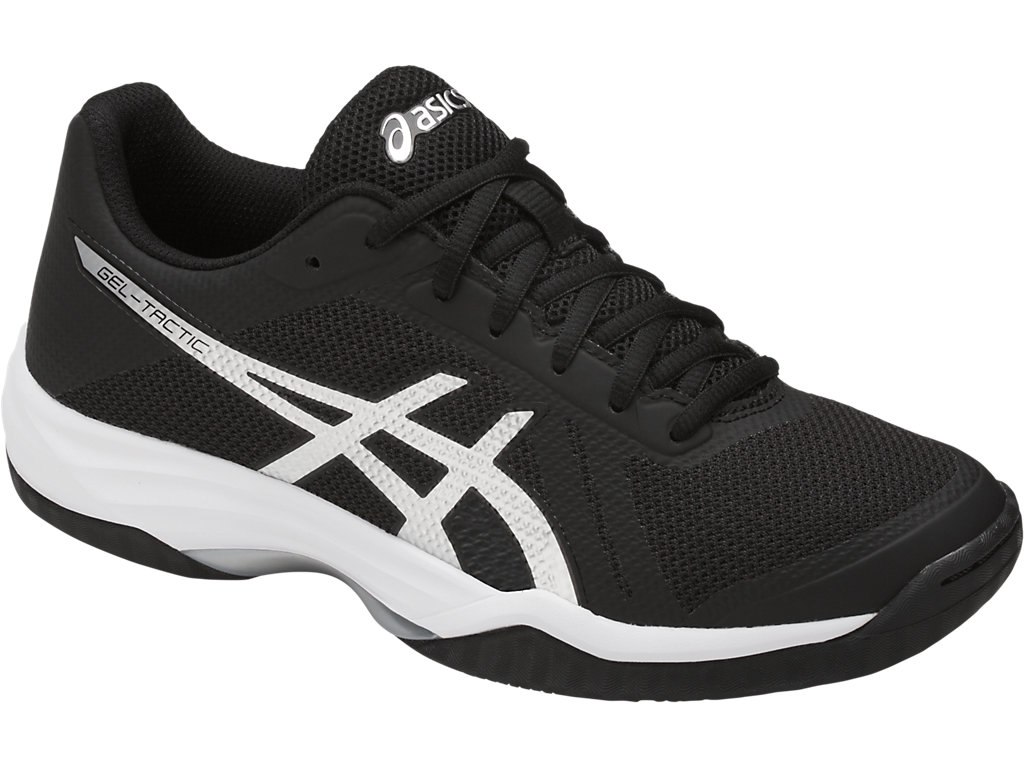 Asics Gel-Tactic 2 Shoes For Women Black/Silver/White 893DAFVY