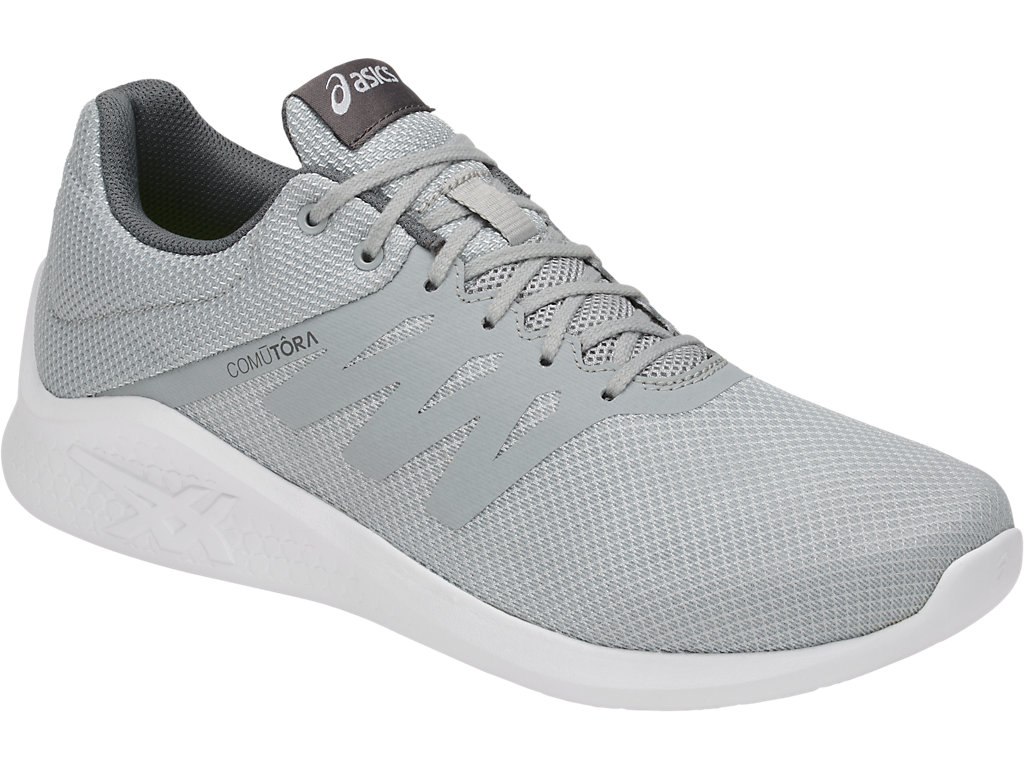 Asics Comutora Running Shoes For Men Grey/Dark Grey 899ZHJNJ