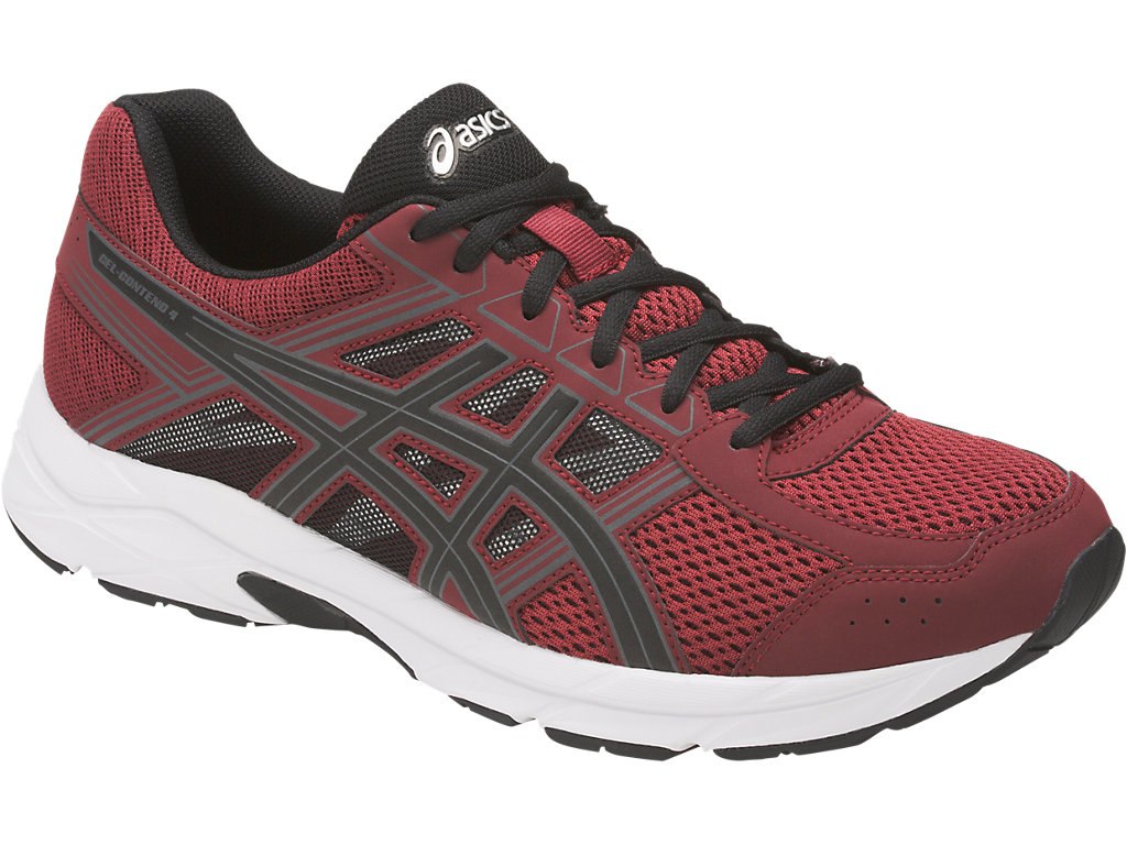 Asics Gel-Contend 4 Running Shoes For Men Black/Dark Grey 901SVSRV