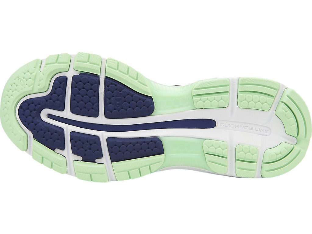 Asics Gel-Nimbus 19 Running Shoes For Women Indigo Blue/Green/Pink 905KWEYQ