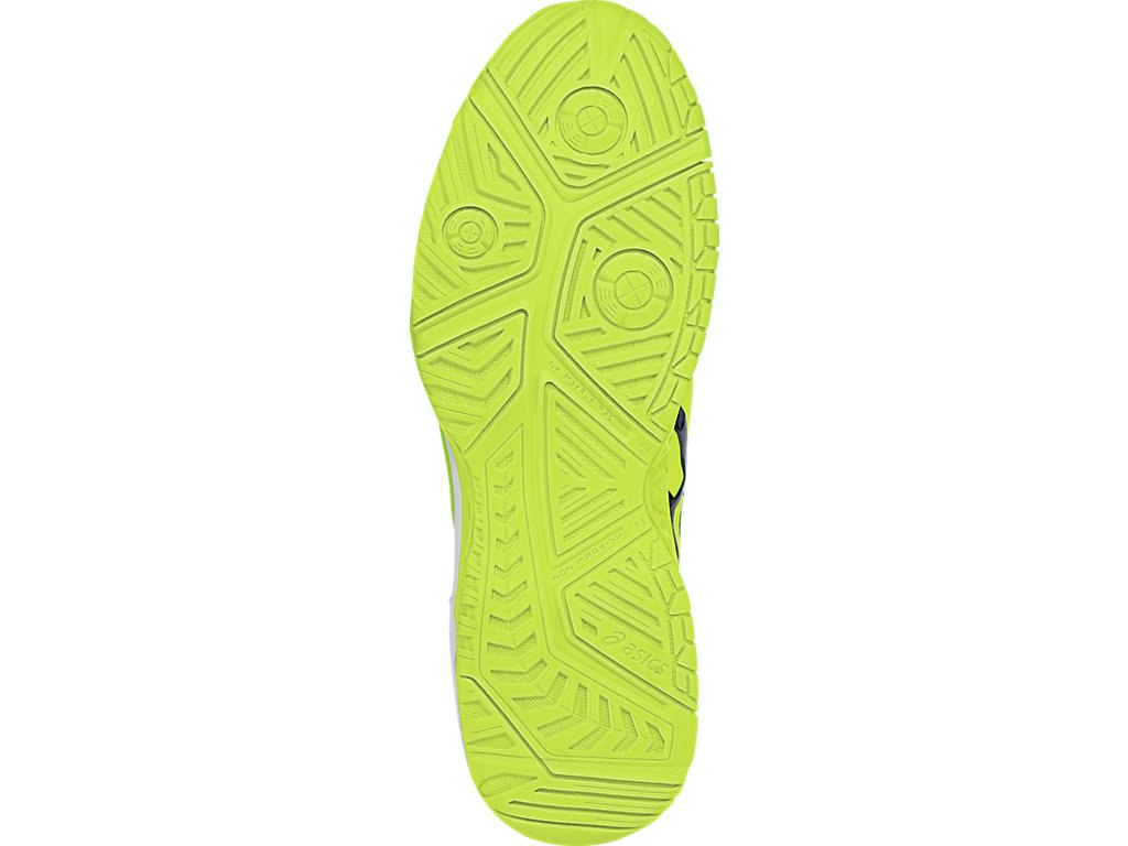 Asics Gel-Resolution 7 Tennis Shoes For Men Yellow/Indigo Blue/White 913HQGZZ