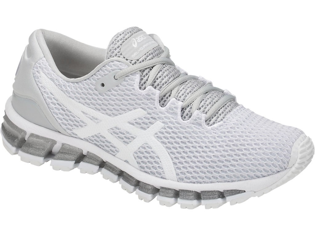 Asics Gel-Quantum 360 Running Shoes For Women White/Grey/White 913VSKYX
