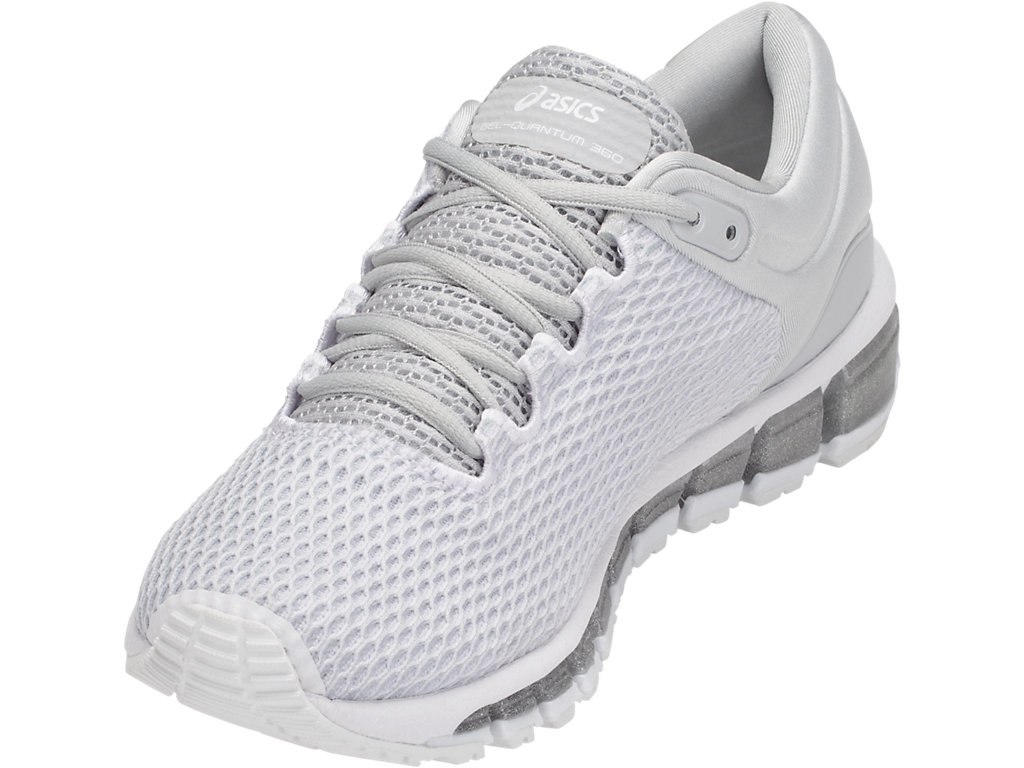 Asics Gel-Quantum 360 Running Shoes For Women White/Grey/White 913VSKYX