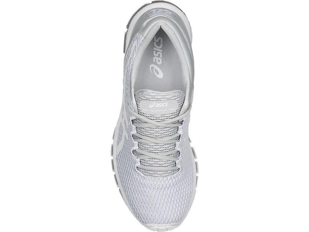 Asics Gel-Quantum 360 Running Shoes For Women White/Grey/White 913VSKYX