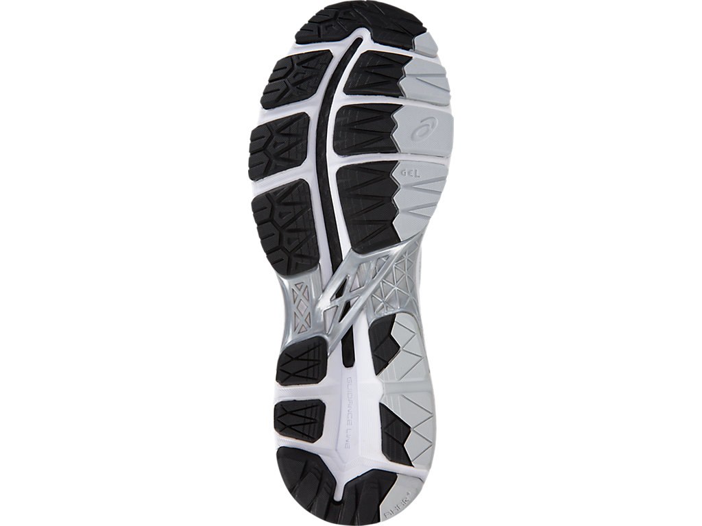 Asics Gel-Kayano 24 Running Shoes For Men Silver/Black/Grey 921HOFFM