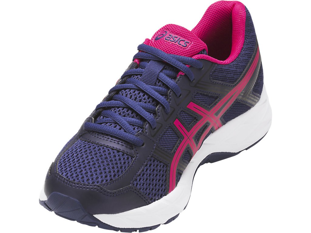 Asics Gel-Contend 4 Running Shoes For Women Indigo Blue/Pink/Black 927CGSJC