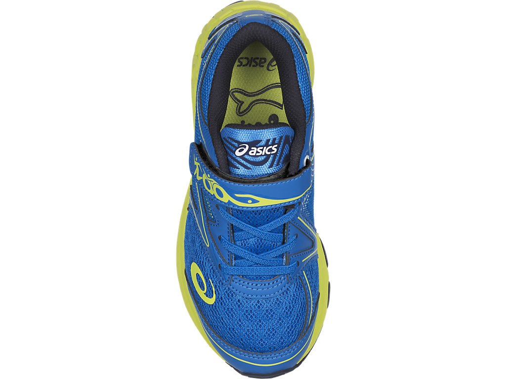 Asics Noosa Running Shoes For Kids Blue/Green/Navy 929QNZHT