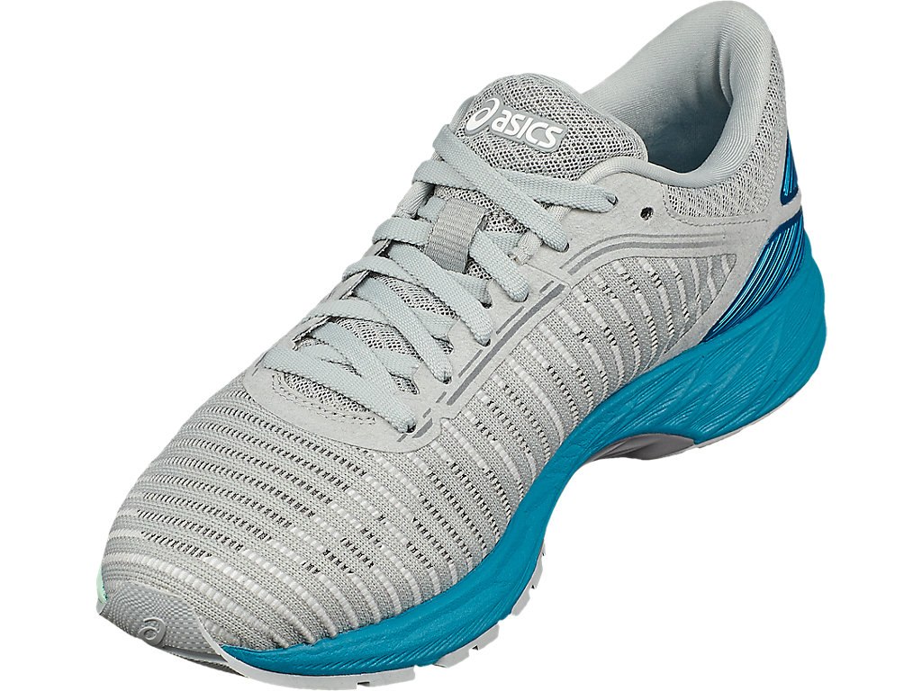 Asics Dynaflyte Running Shoes For Women Grey/White 937KCKEF