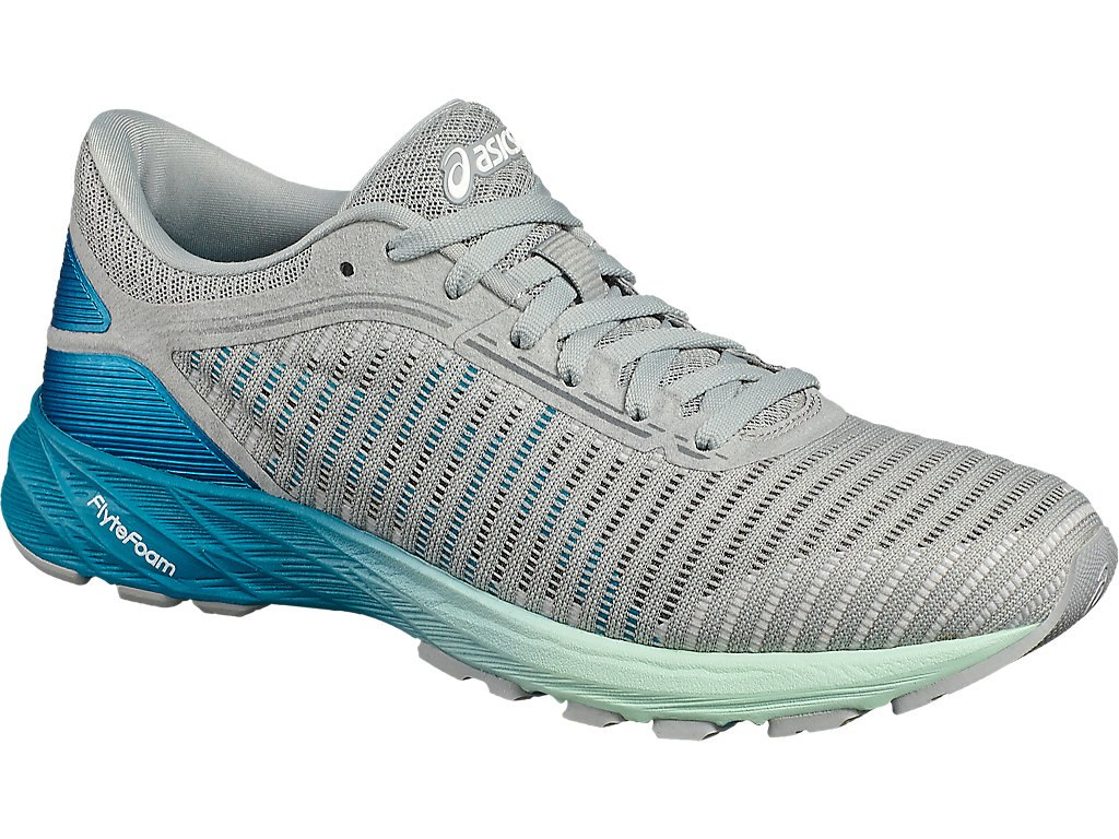 Asics Dynaflyte Running Shoes For Women Grey/White 937KCKEF