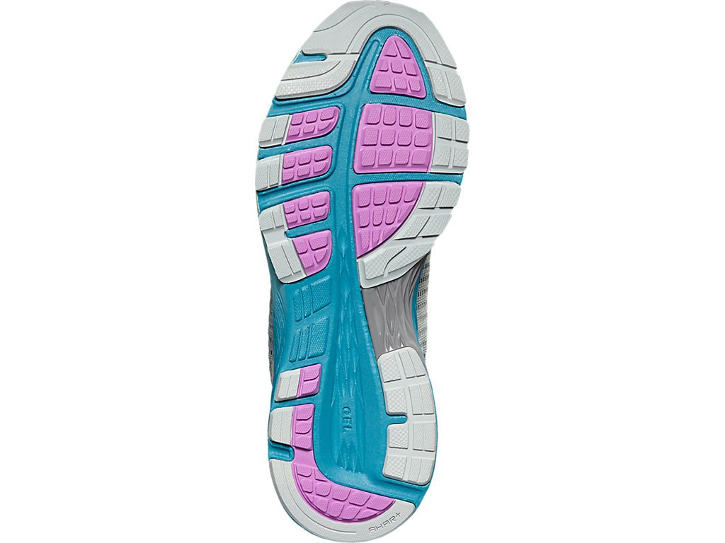 Asics Dynaflyte Running Shoes For Women Grey/White 937KCKEF