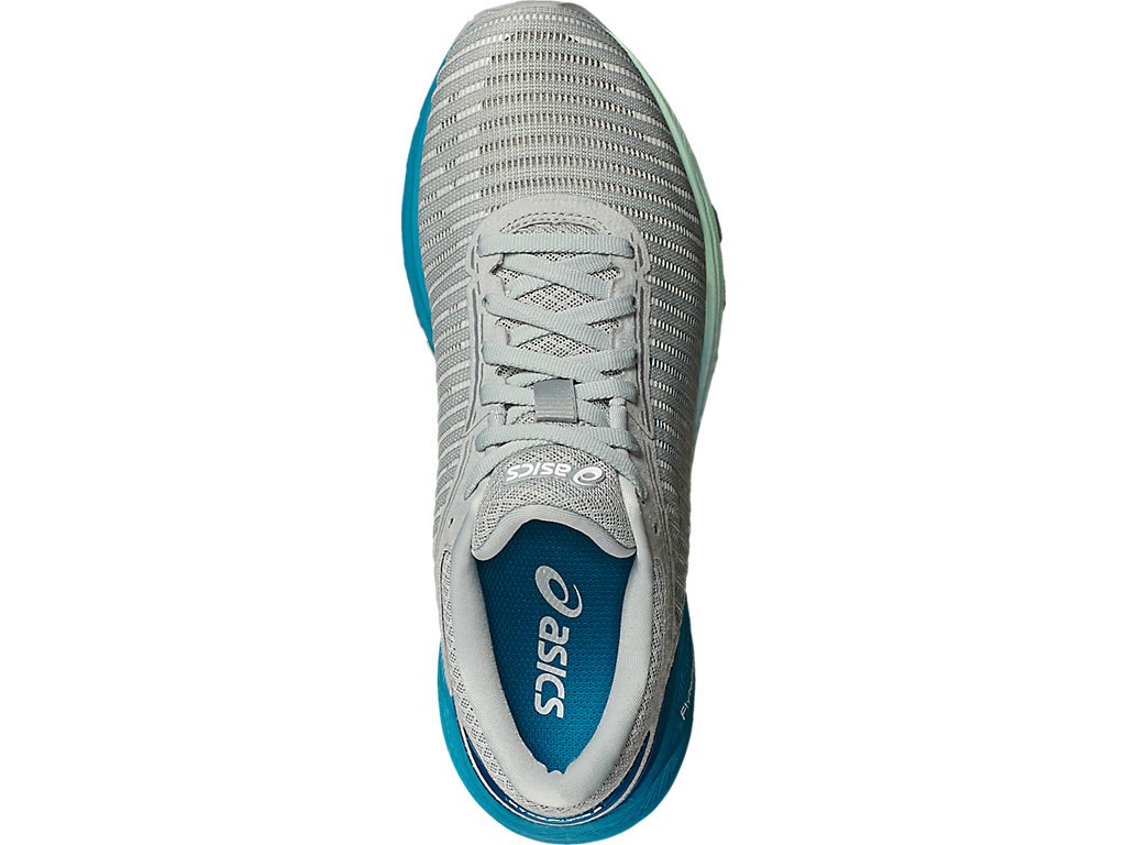 Asics Dynaflyte Running Shoes For Women Grey/White 937KCKEF