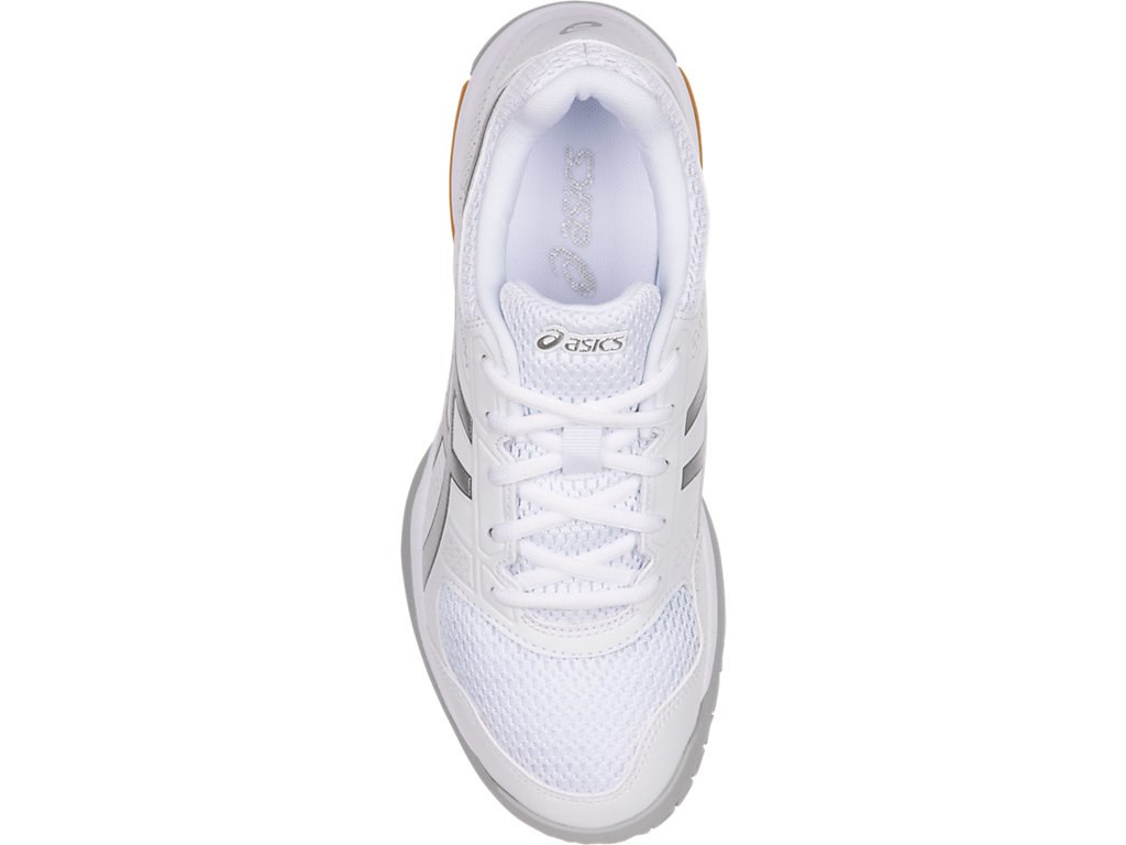Asics Gel-Rocket 8 Shoes For Women White/Silver/White 938TKUBQ