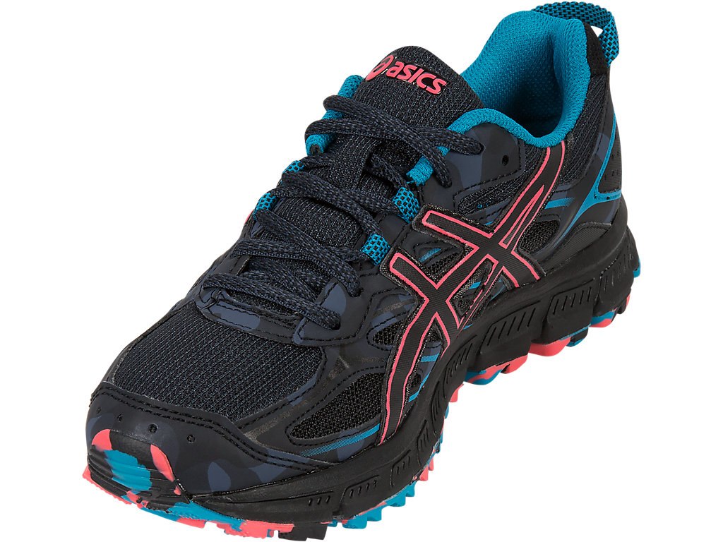 Asics Gel-Scram Running Shoes For Women Dark Grey/Black 941ALXTL