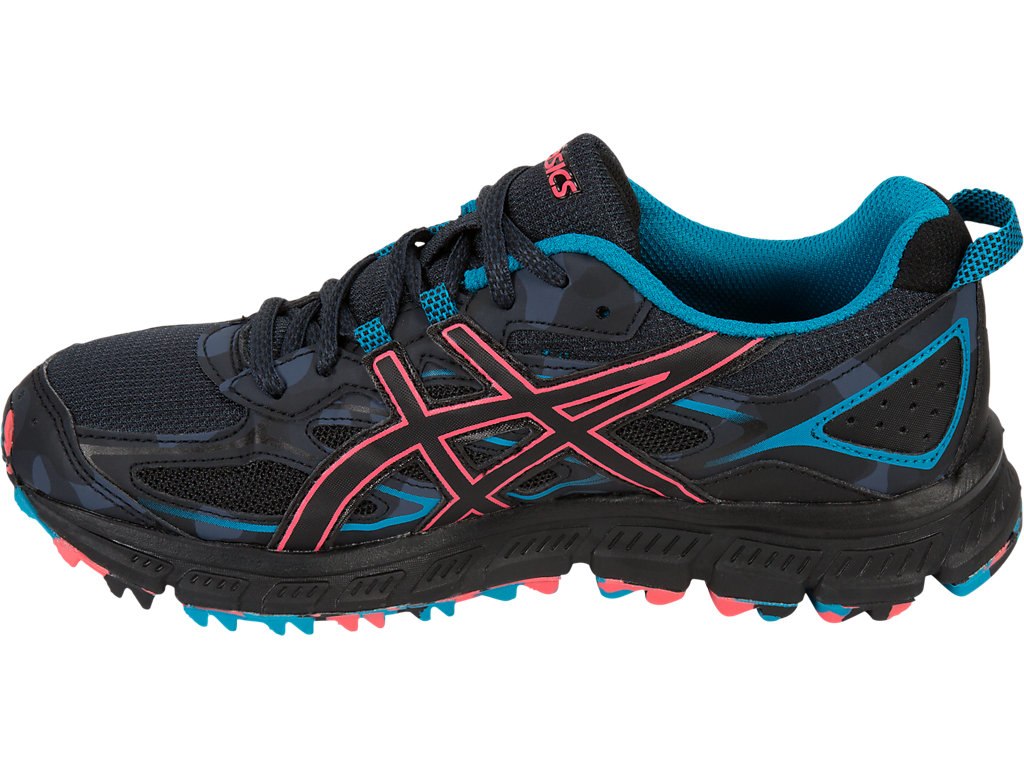 Asics Gel-Scram Running Shoes For Women Dark Grey/Black 941ALXTL