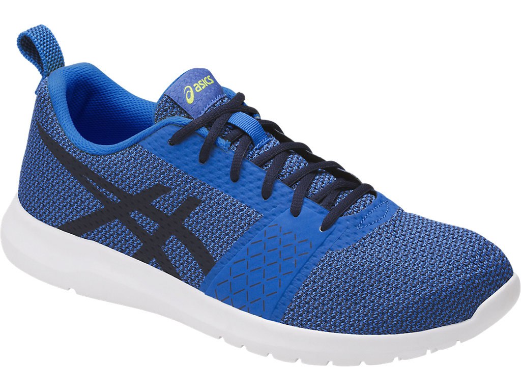 Asics Kanmei Running Shoes For Men Blue/Navy/Green 947FBYZO