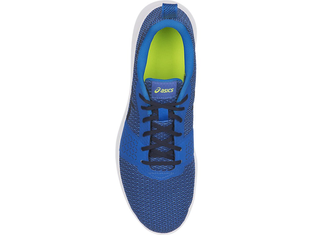 Asics Kanmei Running Shoes For Men Blue/Navy/Green 947FBYZO