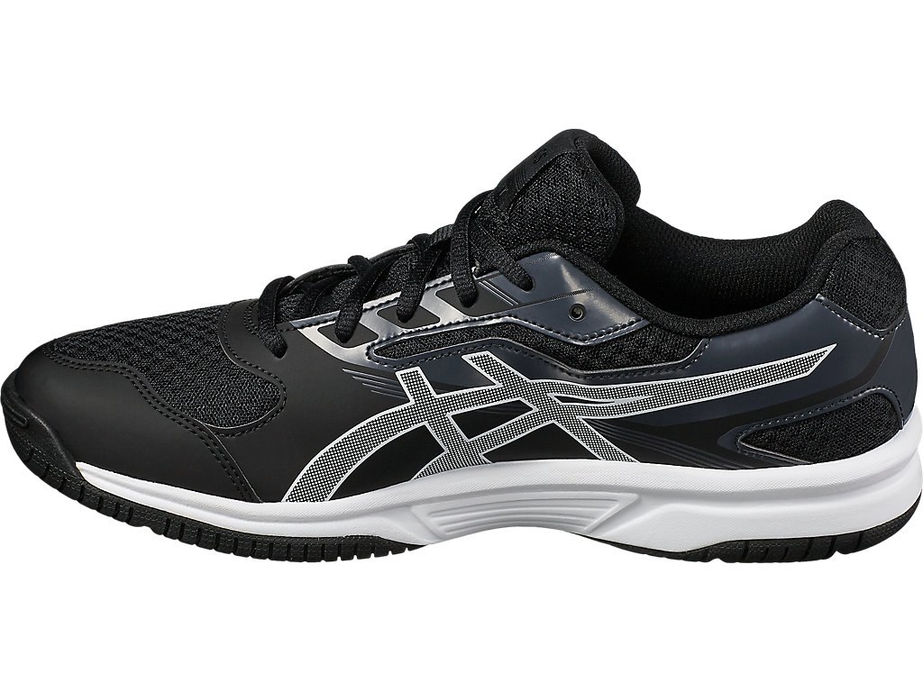 Asics Upcourt 2 Tennis Shoes For Men Black/White 947NODRJ