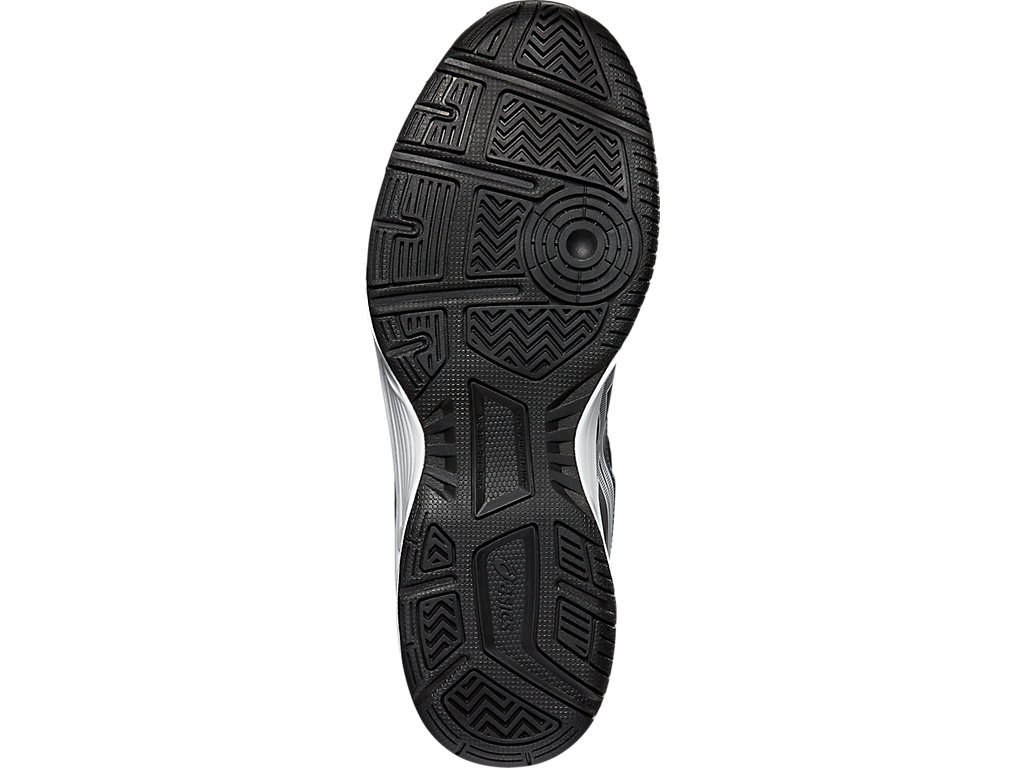 Asics Upcourt 2 Tennis Shoes For Men Black/White 947NODRJ