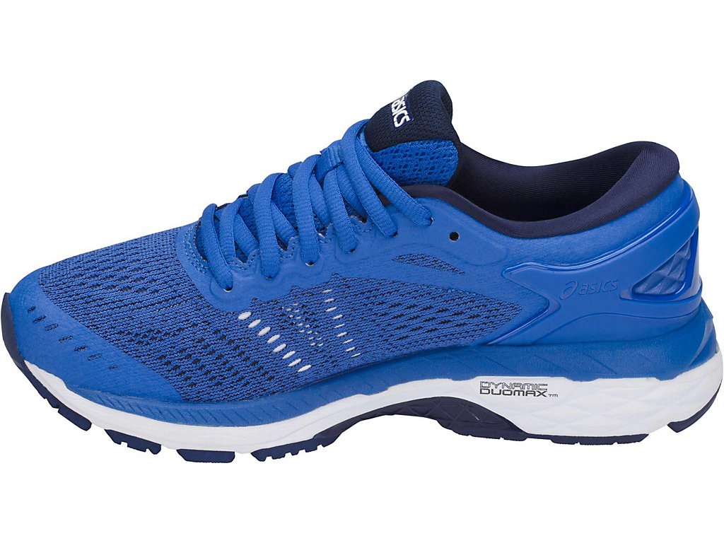 Asics Gel-Kayano 24 Shoes For Kids Blue/Indigo Blue/White 949EQNFD