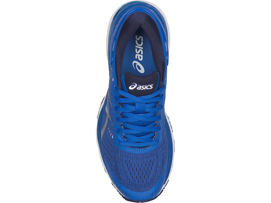 Asics Gel-Kayano 24 Shoes For Kids Blue/Indigo Blue/White 949EQNFD