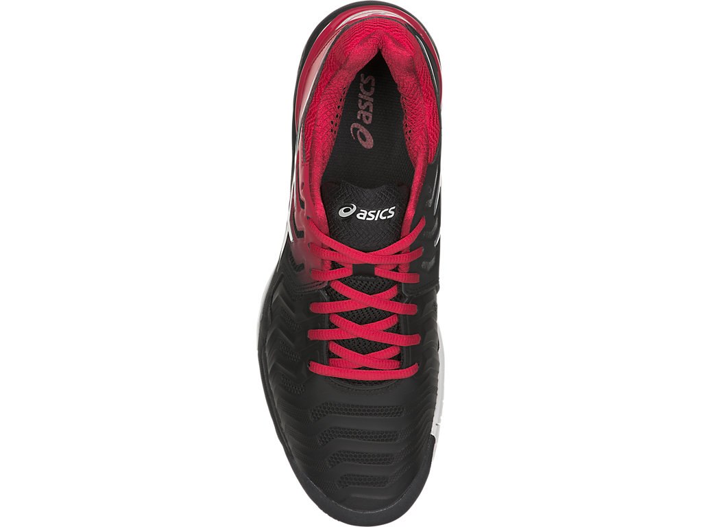 Asics Gel-Resolution 7 Tennis Shoes For Men Black/Silver 950MIKQW