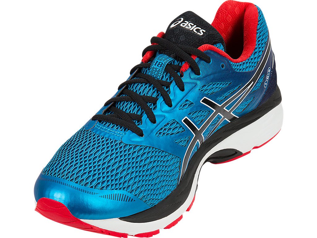 Asics Gel-Cumulus 18 Running Shoes For Men Blue/Black 950VGCZY