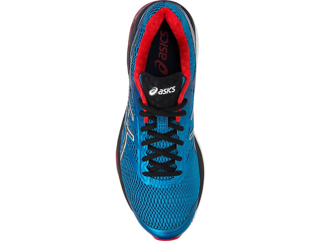 Asics Gel-Cumulus 18 Running Shoes For Men Blue/Black 950VGCZY