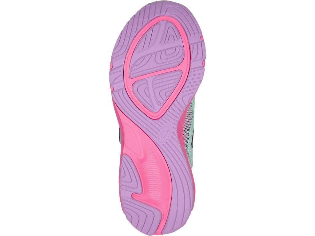 Asics Noosa Running Shoes For Kids Green/White/Pink 958KSZZI