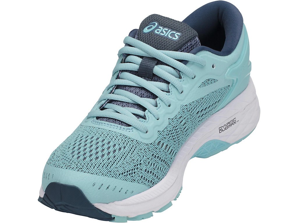 Asics Gel-Kayano 24 Running Shoes For Women Blue/White 959BUTUR