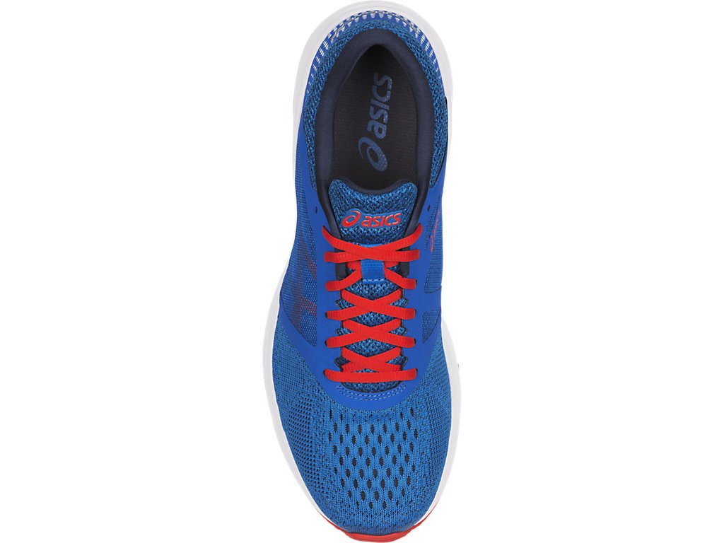 Asics Roadhawk Ff Running Shoes For Men Blue/Pink/Blue 960PFDYF