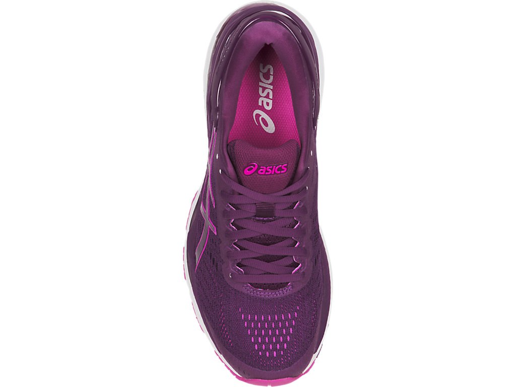 Asics Gel-Kayano 24 Running Shoes For Women Pink/White 960XFMIY