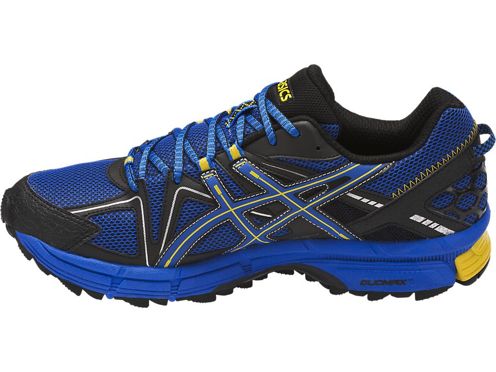 Asics Gel-Kahana 8 Running Shoes For Men Blue/Yellow/Black 964WWRLH
