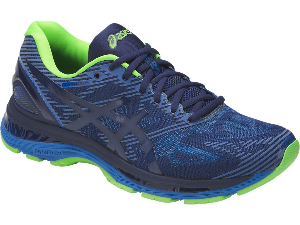 Asics Gel-Nimbus 19 Running Shoes For Men Indigo Blue 966CGUGU