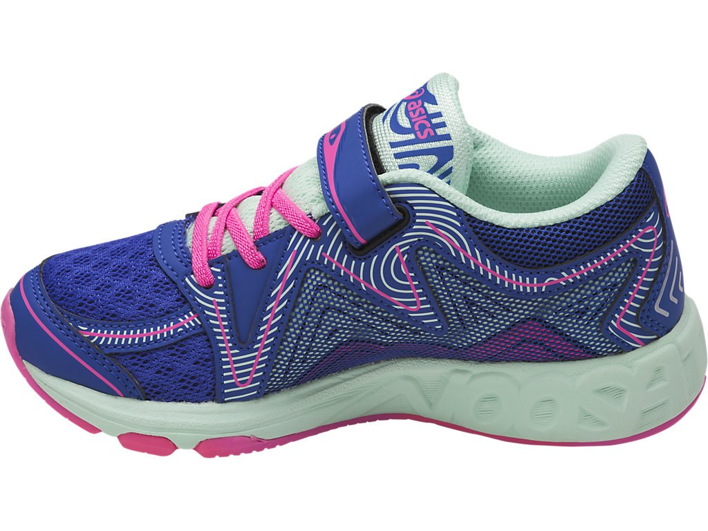Asics Noosa Running Shoes For Kids Blue Purple/Pink 971YMSMV